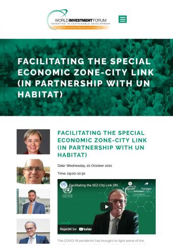 WIF Session: Facilitating the SEZ-City Link